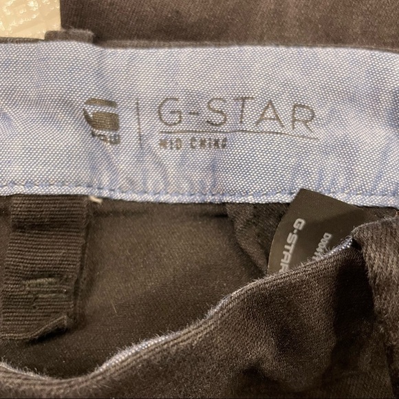 𝅺G-STAR Raw black Bronson mid zip chino pants size 28 - Picture 8 of 11